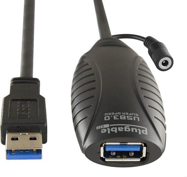 Plugable 10 Meter (32 Foot) USB 3.0 Active Extension Cable
