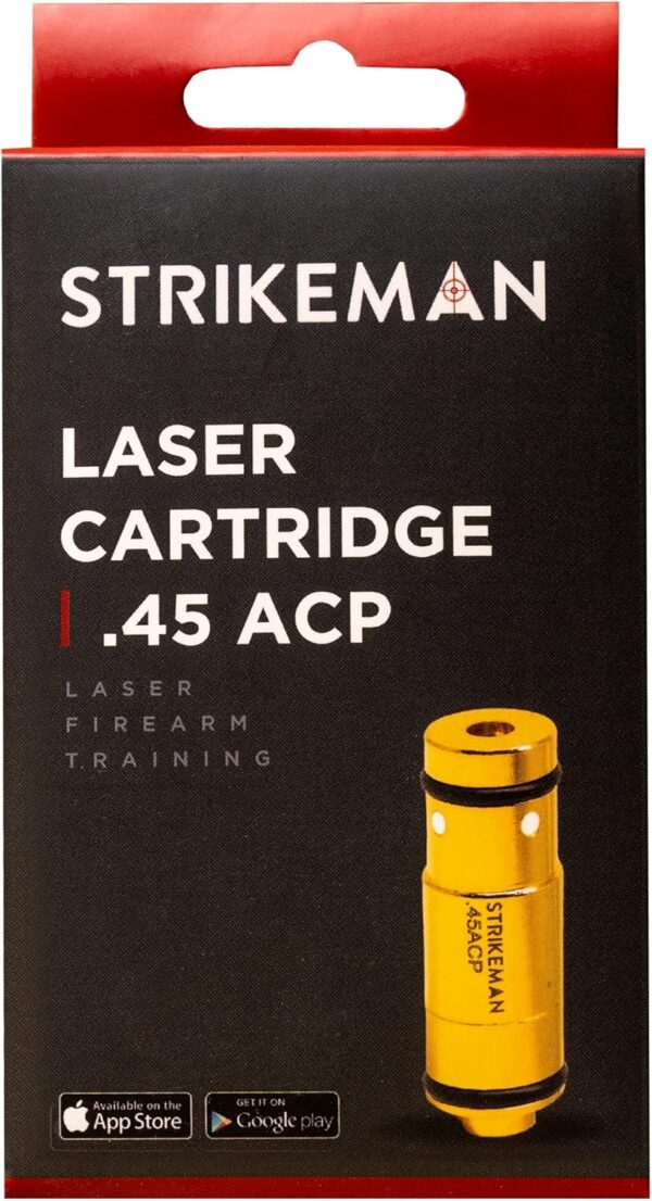 Strikeman .45 ACP Dry Fire Laser Training Cartridge | Advanced Pistol Practice System